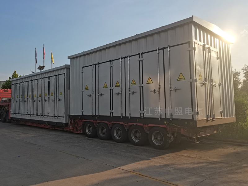 6.121 10kV distributed PV high voltage grid connection prefabricated cabin by Jiangsu Zhongmeng Electric